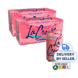 LaCroix Naturally Essenced Sparkling Water - Razz-Cranberry