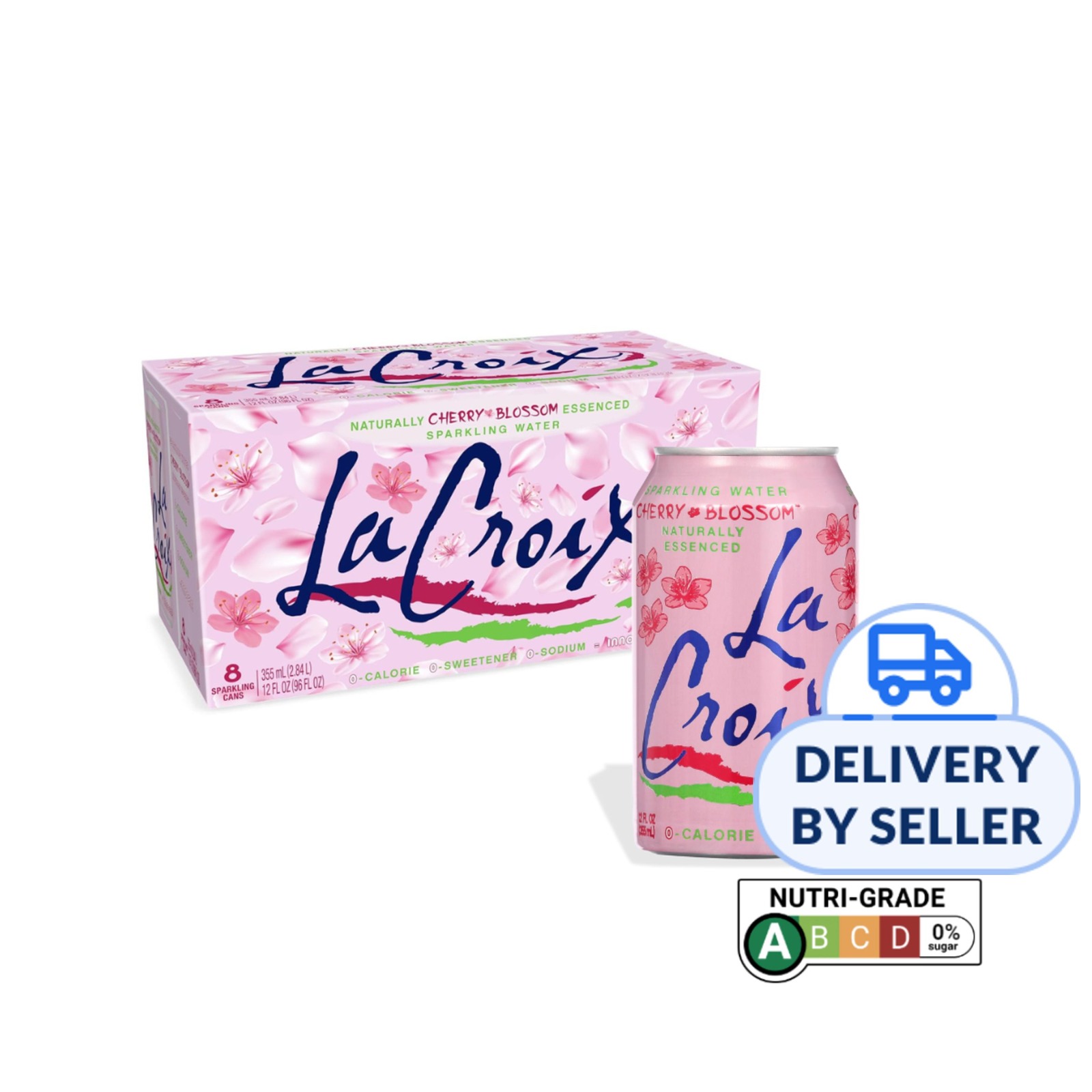 LaCroix Naturally Essenced Sparkling Water - Cherry Blossom