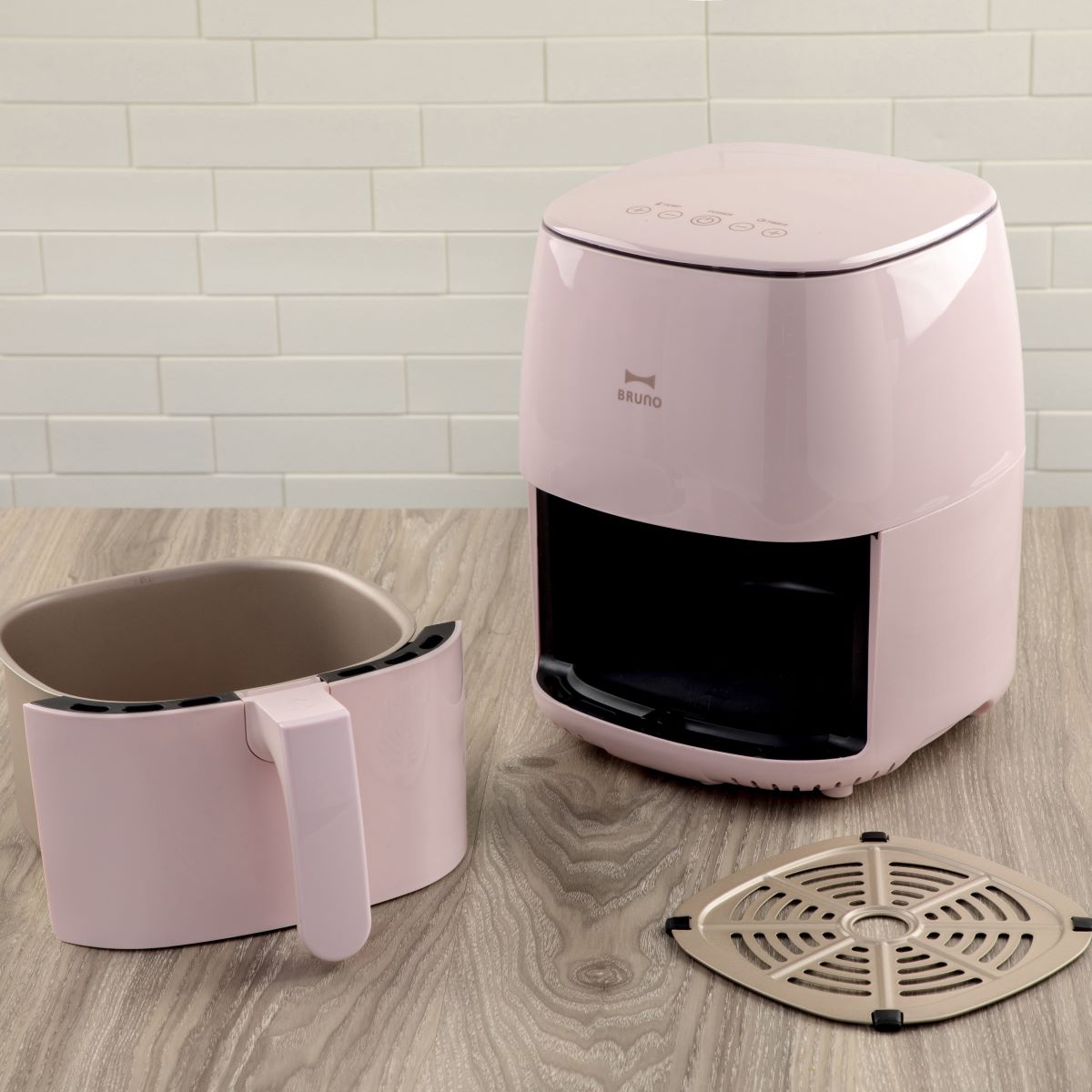 Bruno Glass Air Fryer Ivory | NTUC FairPrice