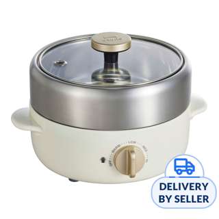 BRUNO Compact Multi Grill Pot - White