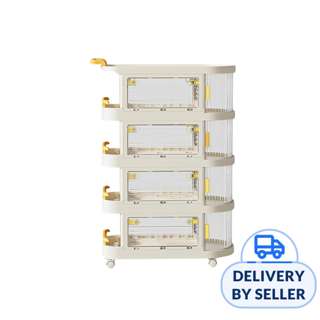 HOUZE Flere 4 Tier Multi-functional Storage Cart