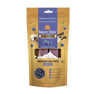 Dogsee Chew Himalayan Yak Cheese Chews - Blueberry (Medium)