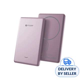 Mazer 5000mAh Ultra Slim Wireless Powerbank - Pink
