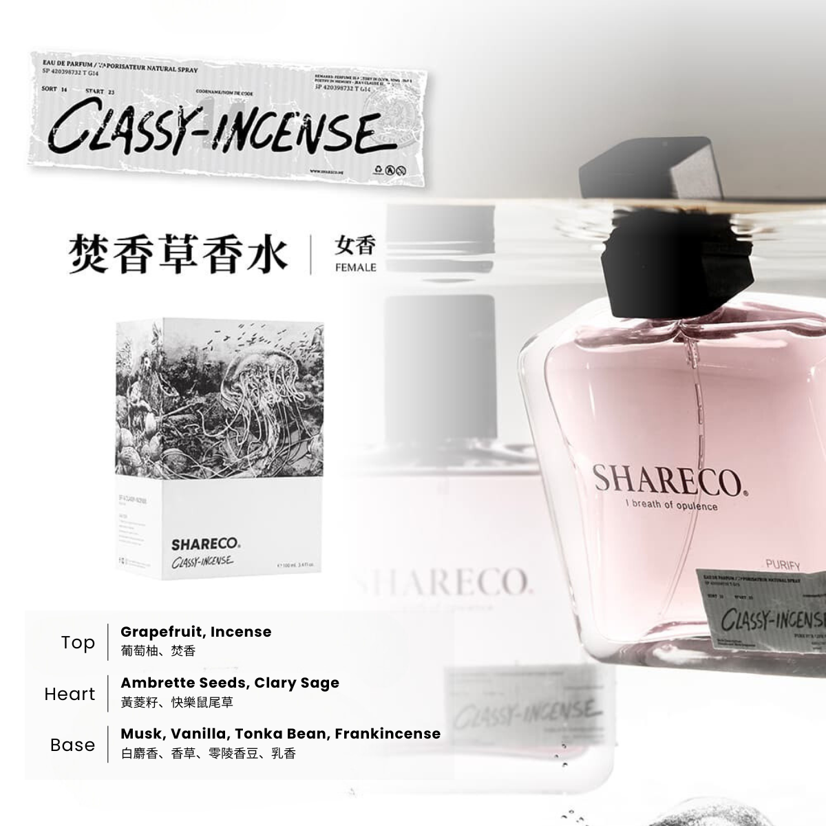 Shareco EDP Perfume - Znzrgy-Musk | NTUC FairPrice