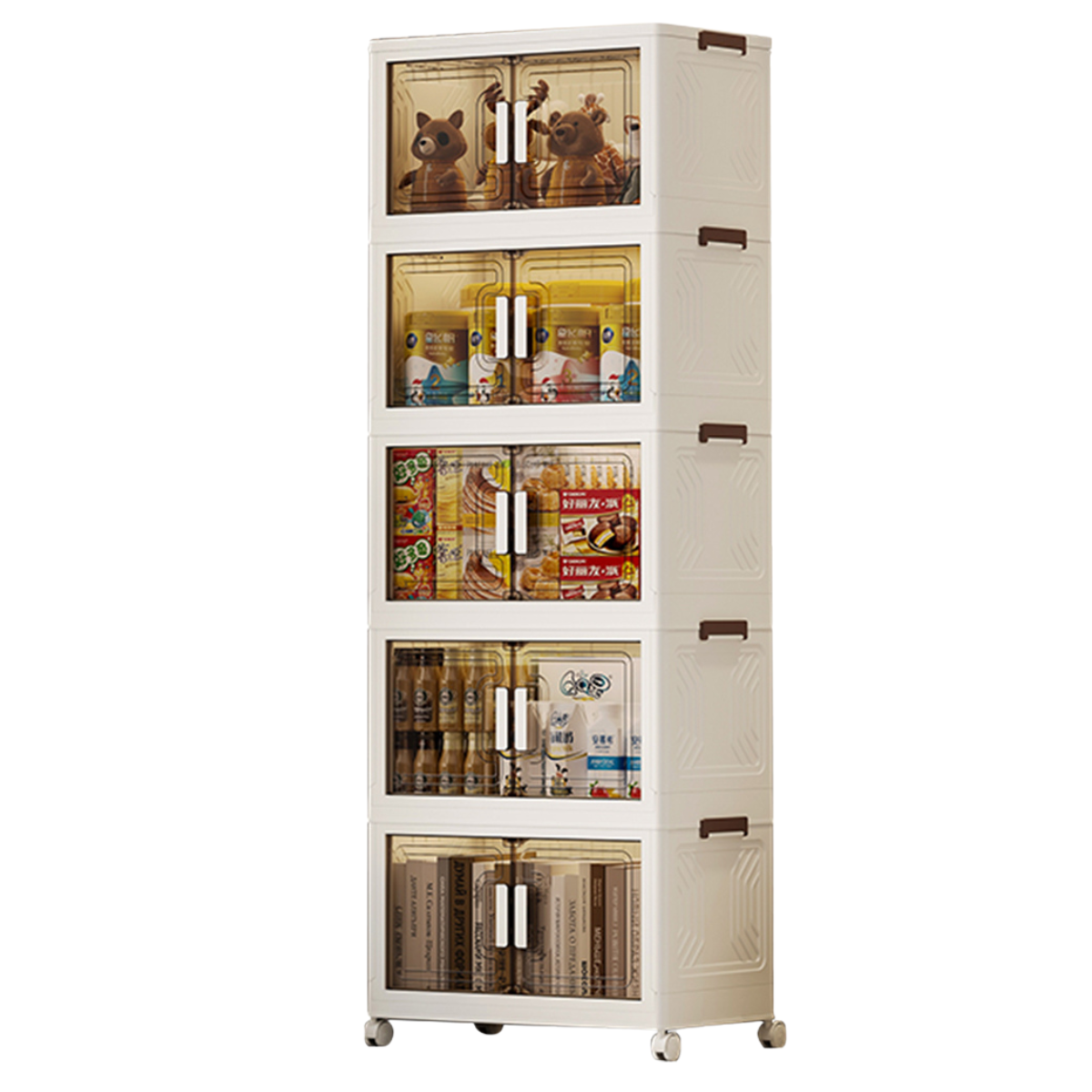 HOUZE CUDDY 70cm Collapsible Storage - 5 Tier HOUZE CUDDY 70cm Collapsible Storage - 5 Tier