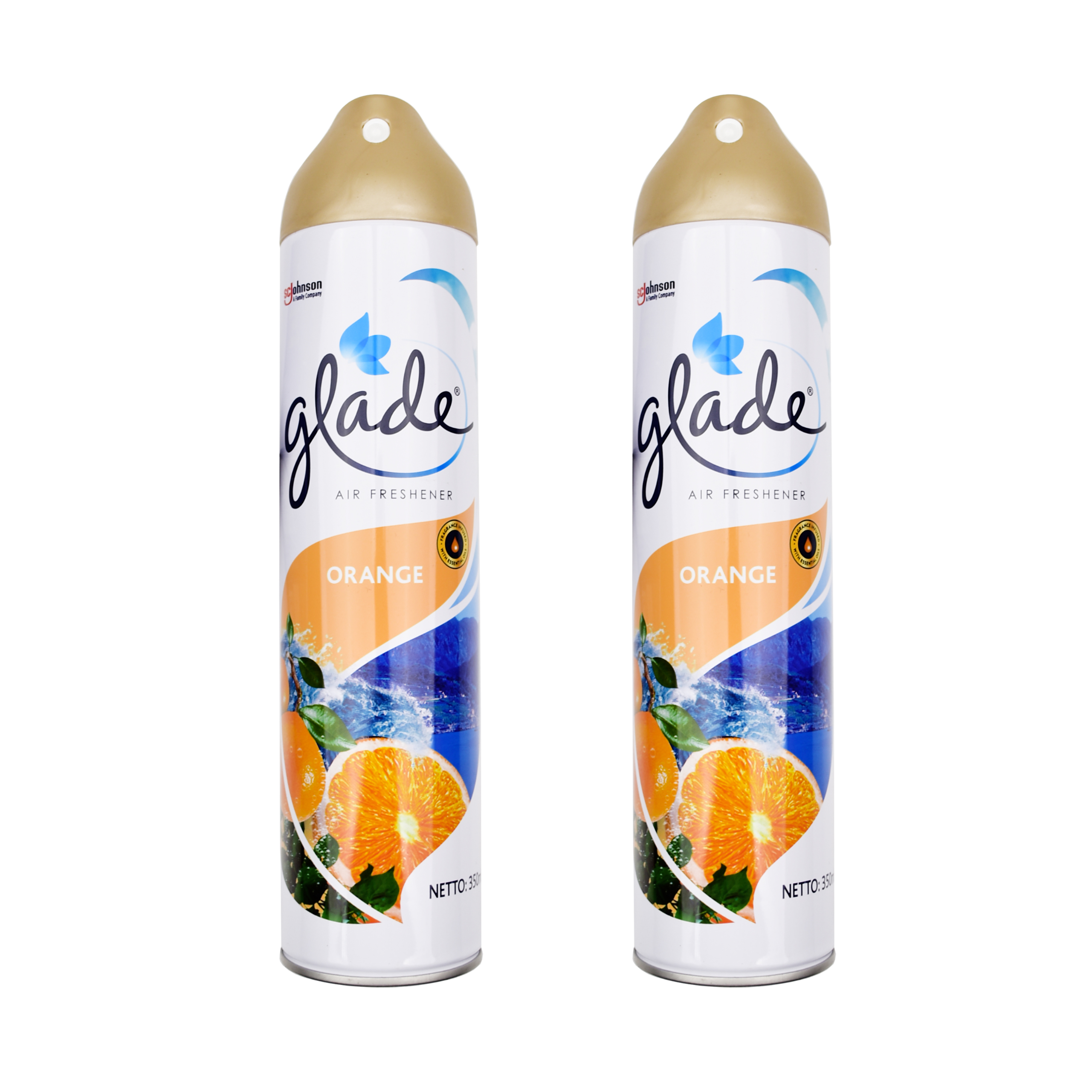 Glade Air Freshener Spray Bundle of 2 - Orange