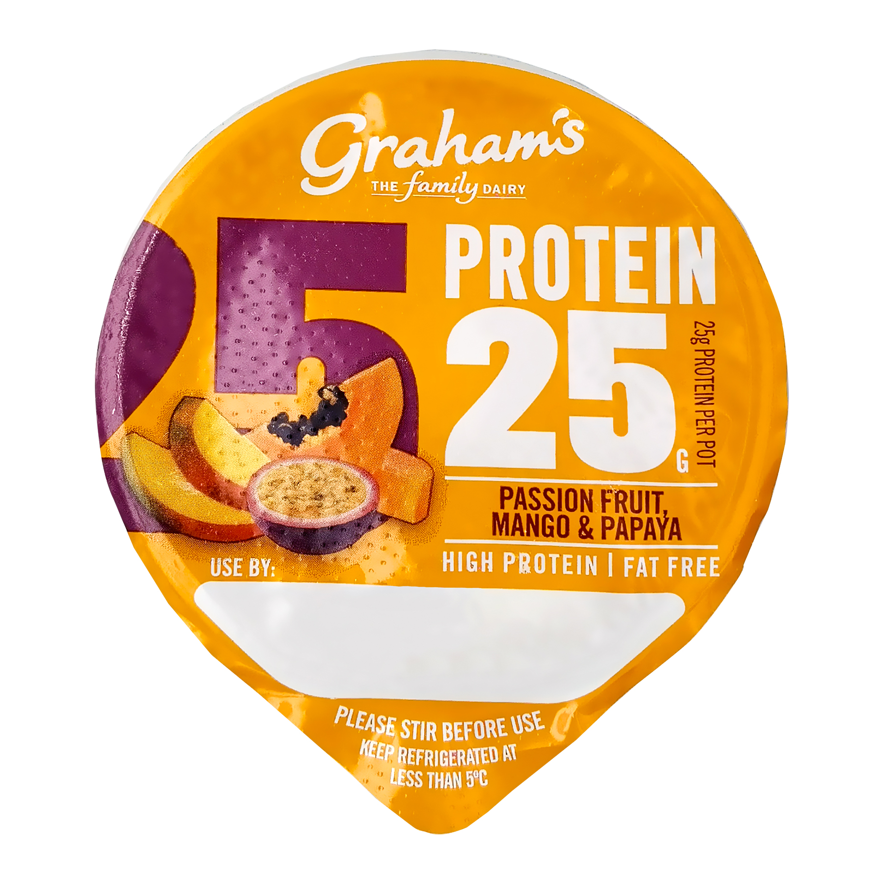 Grahams Family Dairy Passion Fruit Mango and Papaya Yogurt NTUC FairPrice
