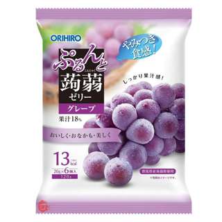 Orihiro Konjac Jelly - Grapes 6pcs Orihiro Konjac Jelly - Grapes 6pcs