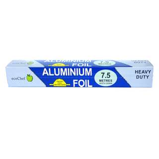 Premium Aluminium Foil with inbuilt cutter - 7.5M (25 Sq Ft) Premium Aluminium Foil with inbuilt cutter - 7.5M (25 Sq Ft)