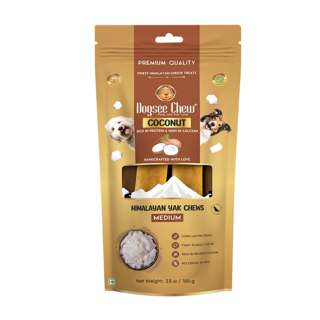 Dogsee Chew Himalayan Yak Cheese Chews - Coconut (Medium)