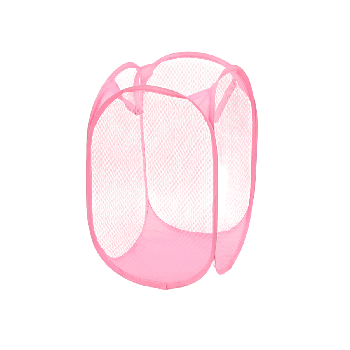 Foldable Laundry Basket - Large (Pink)