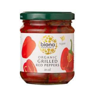 Biona Organic Grilled Red Peppers in Oil