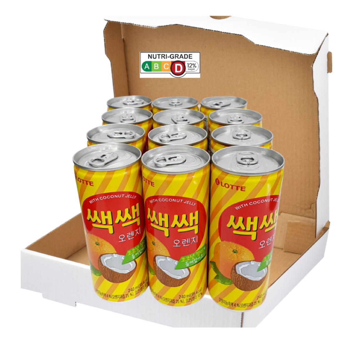 SacSac Orange Juice with Coconut Jelly NTUC FairPrice