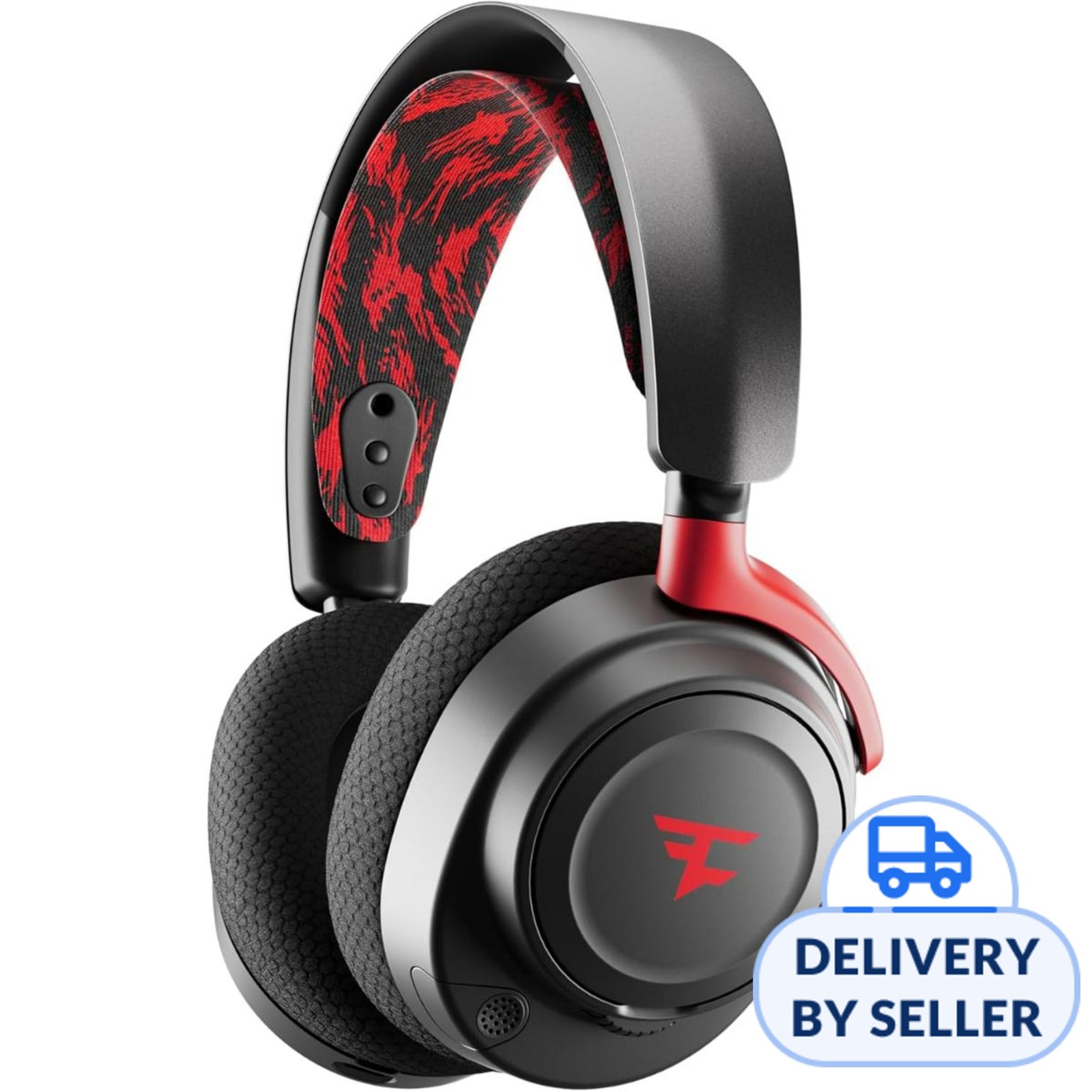 Steelseries Arctis Nova 7 Wireless Gaming Headset, Black Red