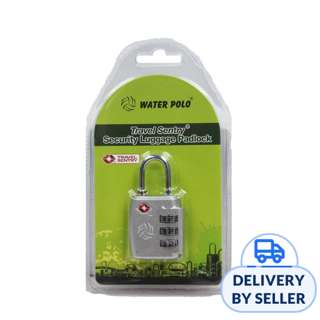 TSA Number Combination Lock Metal Padlock - Silver