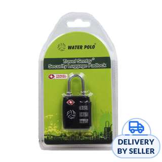 TSA Number Combination Lock Metal Padlock - Black