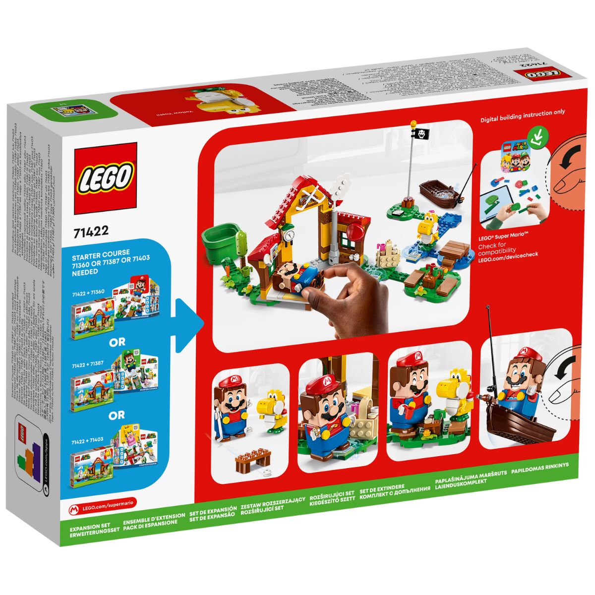 LEGO 71422 Super Mario Picnic at Mario's House Expansion Set