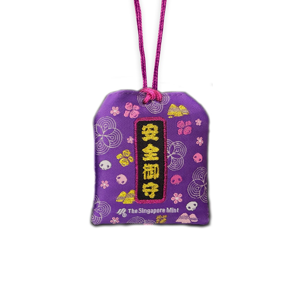 Sanrio Kuromi Daruma Gold Foil Charm Bag | NTUC FairPrice