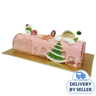 FNP Xmas Berilious Log Cake