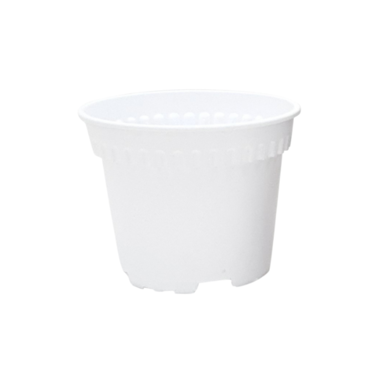 JM Flower RD-120 Pot - White