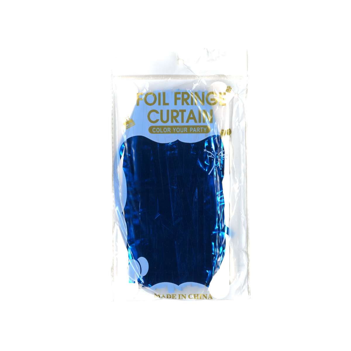 Foil Party Curtain - Dark Blue