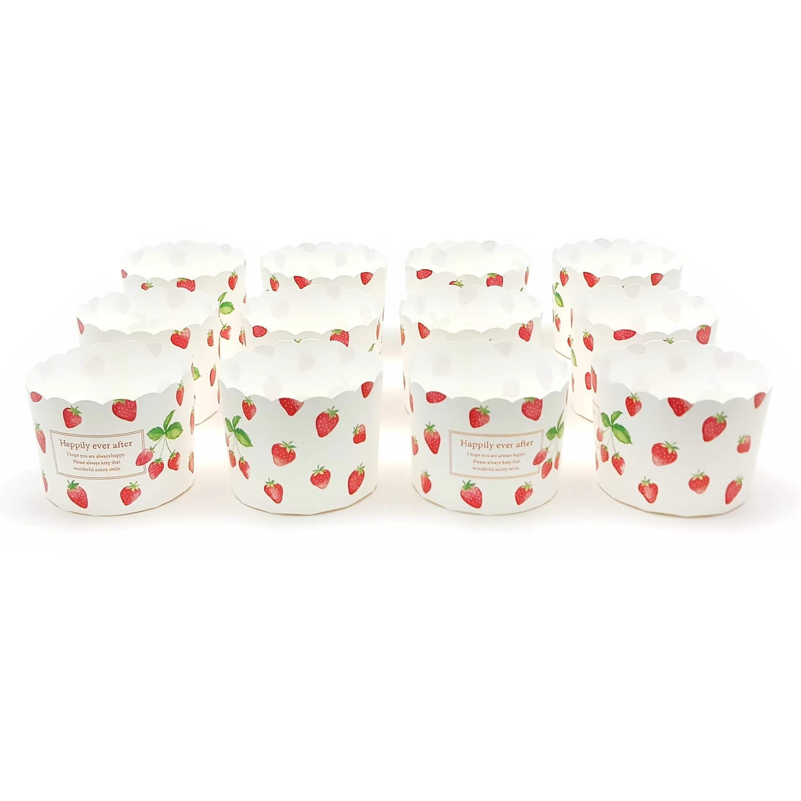 Paper Muffin Cup (Strawberry) D5.9x5Cm | NTUC FairPrice