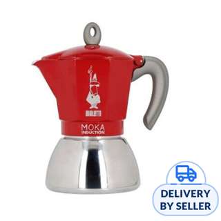 Bialetti Moka Induction 6 Cups - Red