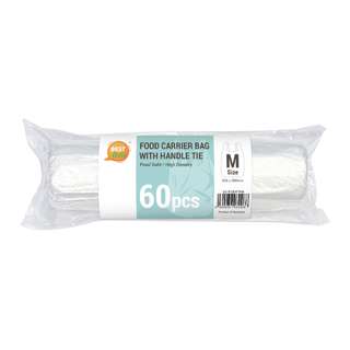 Food Carrier Bag With Tie Handles (M)