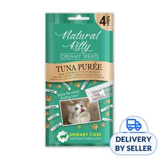 Natural Kitty Creamy Treats Urinary Care - Tuna Puree Natural Kitty Creamy Treats Urinary Care - Tuna Puree