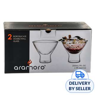 Aramoro Borosilicate Double Wall Glass