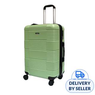28" Large ABS+PC Antitheft Zipper Expandable Luggage - Green