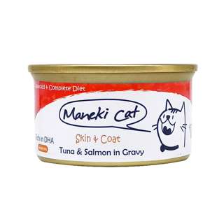 Can Food - Tuna & Salmon in Gravy for Skin and Coat