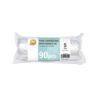 Food Carrier Bag With Tie Handles - S