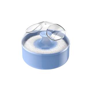 Baby Basic Powder And Puff Box- (Blue) Baby Basic Powder And Puff Box- (Blue)