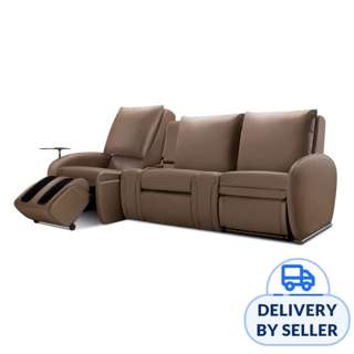 OSIM uDiva SOFA (Brown PVC) - 3 Seater (2 Massage + 1 Sofa)