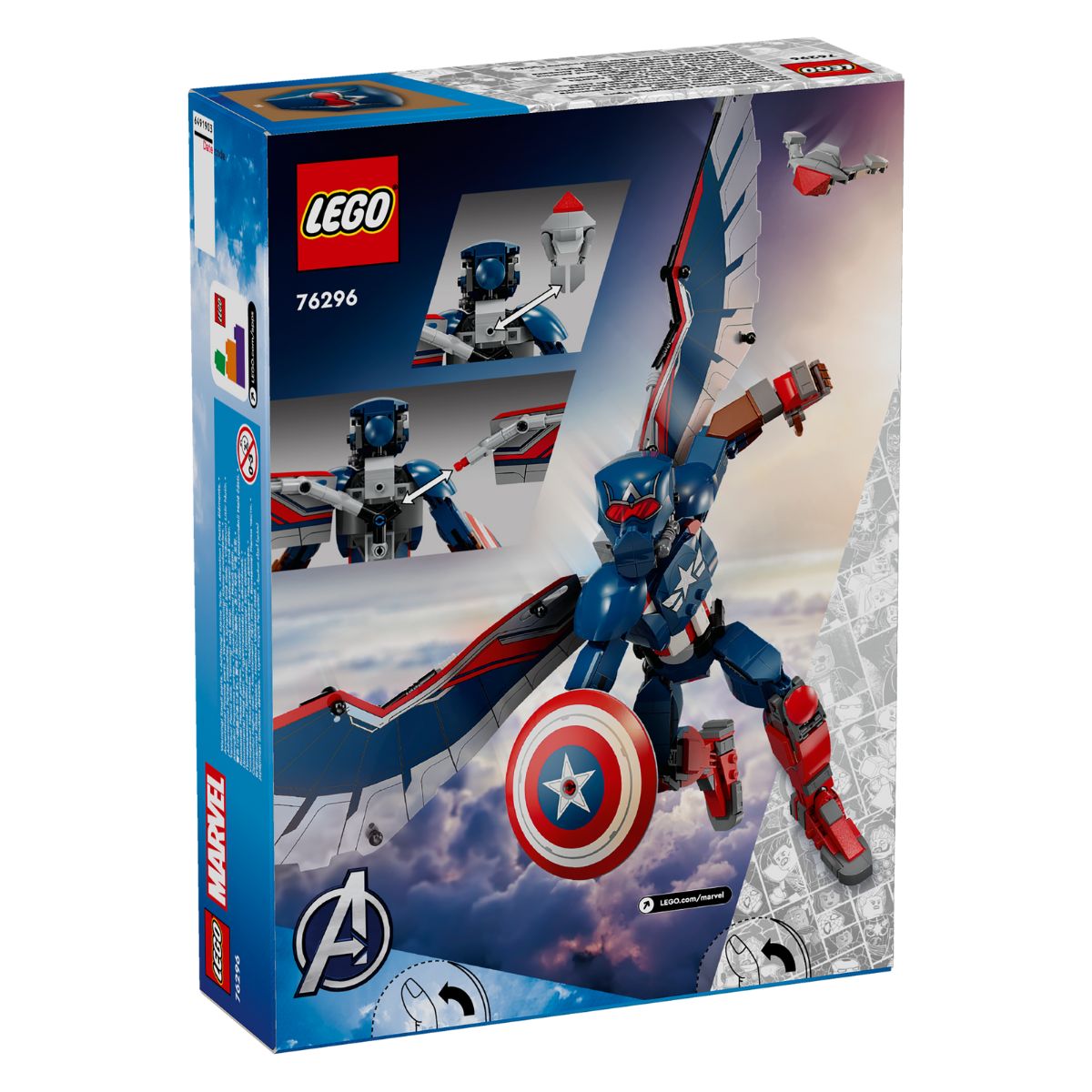 LEGO 76296 New Captain America Construction Figure NTUC FairPrice