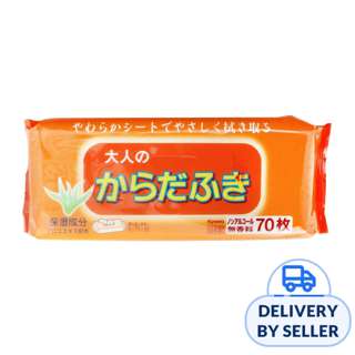Adult Body Wet Wipes Bed Bath Wipes/70 Sheets