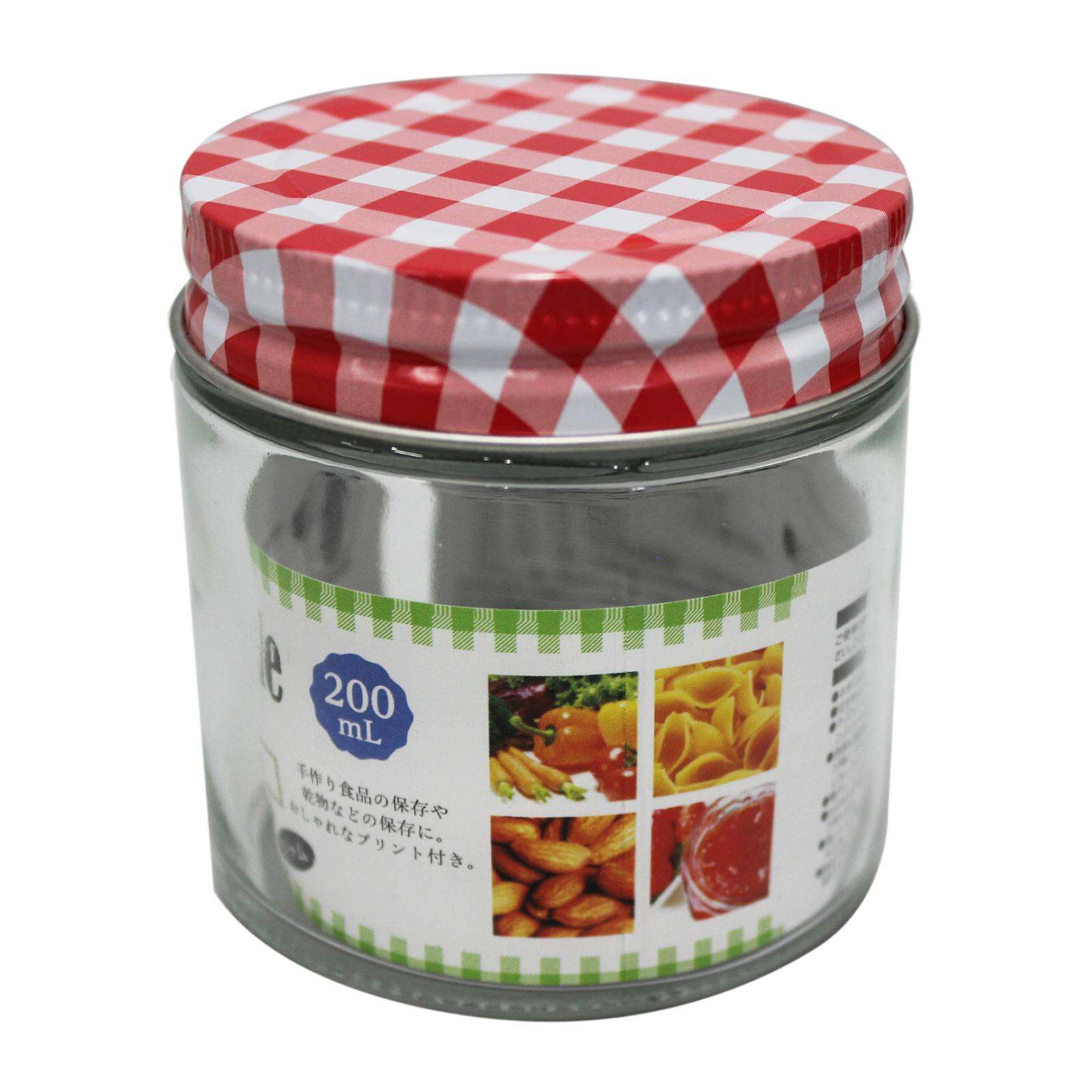 Glass Jam Jar With Lid Preserving Container - M (300ML) | NTUC