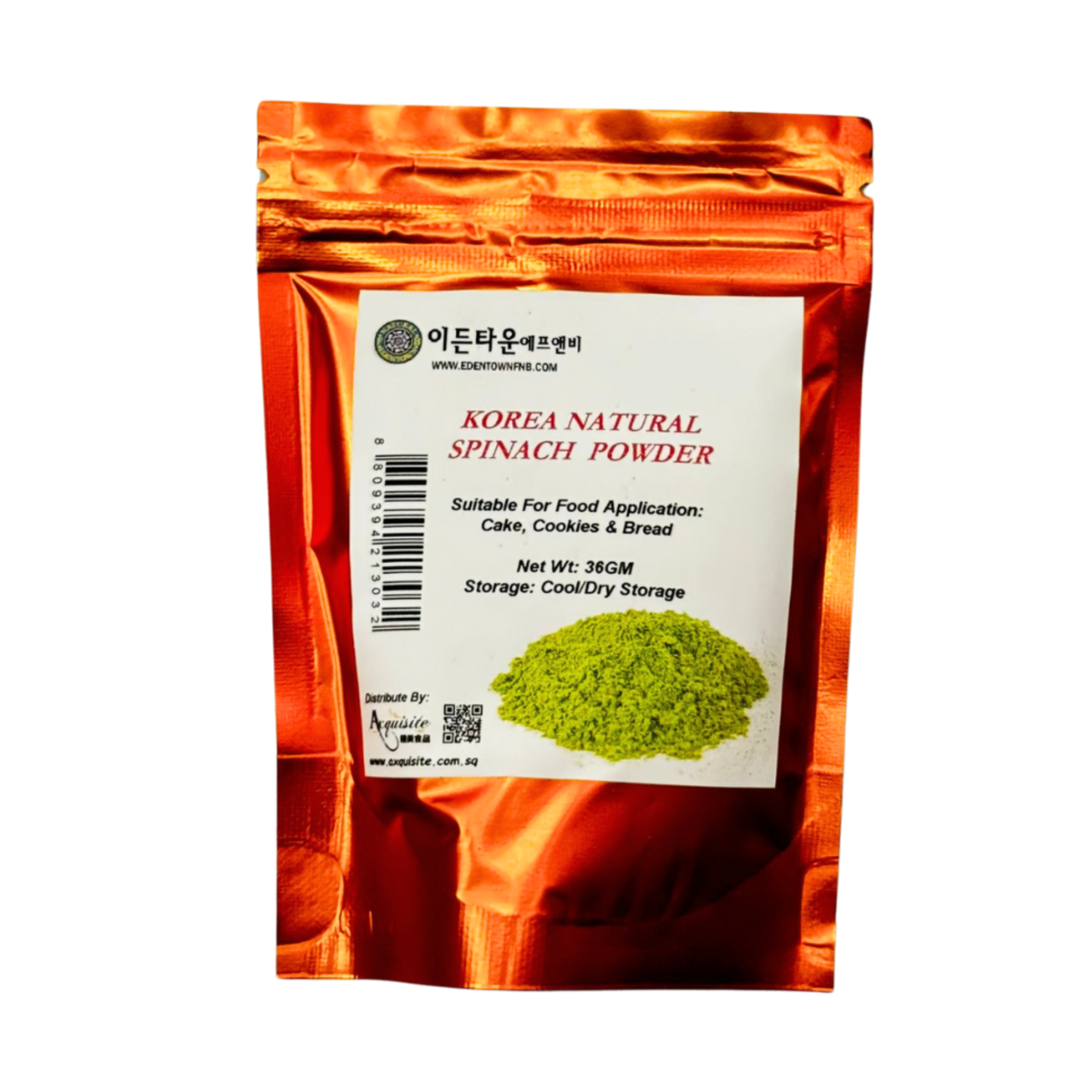 Edentown Korea Natural Powder - Spinach