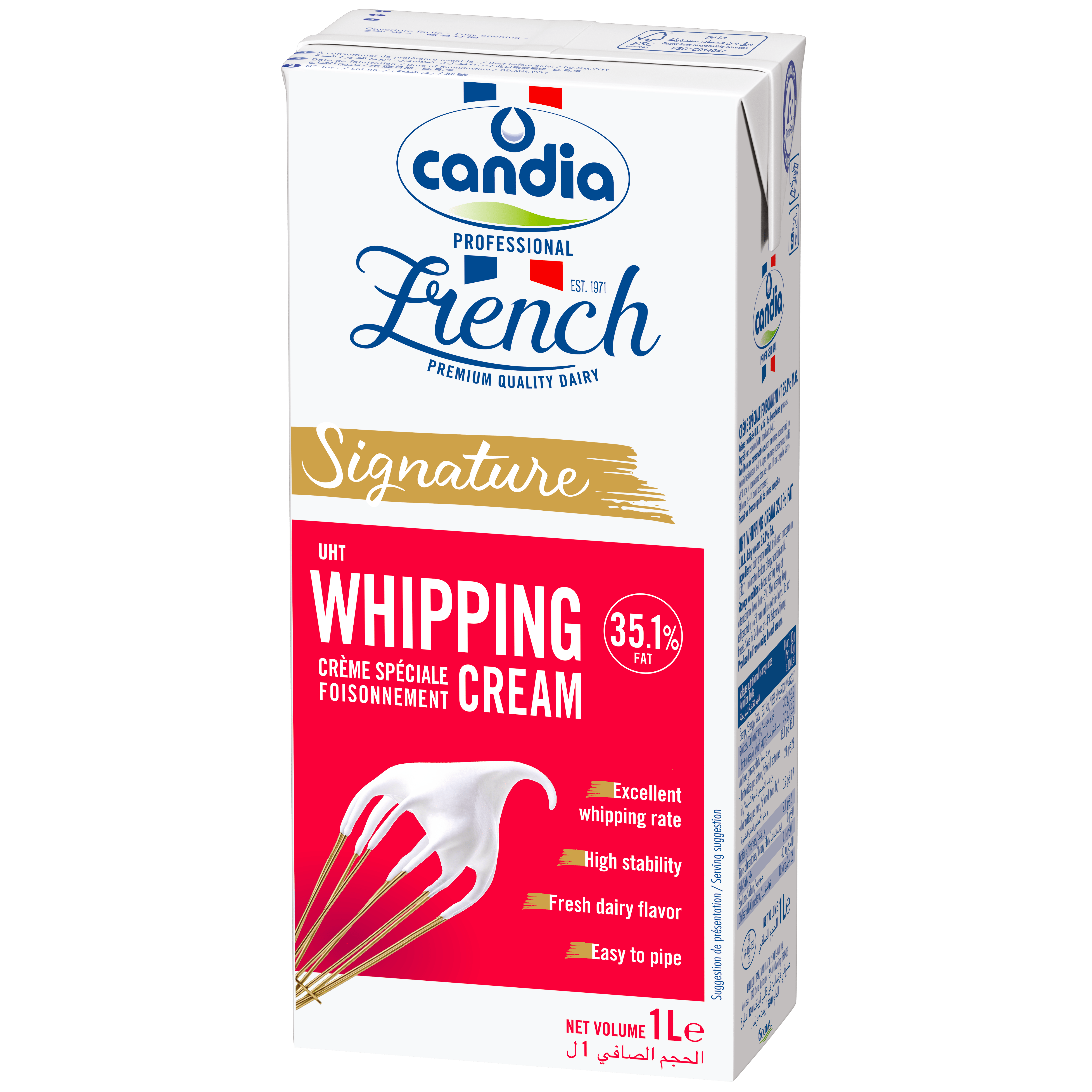 UHT Whipping Cream 35.1% Fat UHT Whipping Cream 35.1% Fat