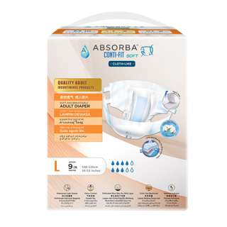 Absorba Conti Fit Soft Adult Diapers - L Absorba Conti Fit Soft Adult Diapers - L