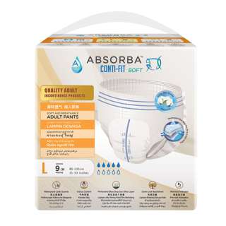 Absorba Conti Fit Soft Pull Pants - L