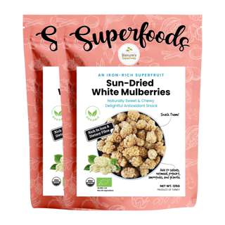 Nature's Superfoods Organic Sun-Dried White Mulberries