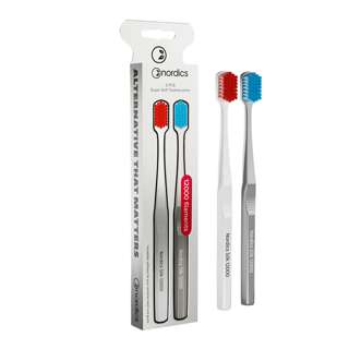 Nordics Adult Premium Toothbrush Silk 12000 Ultra Soft Pack