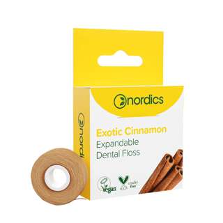 Nordics Deep Clean Expandable Dental Floss Cinnamon