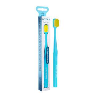 Nordics Adult Premium Toothbrush Silk Blue 12000 Ultra Soft