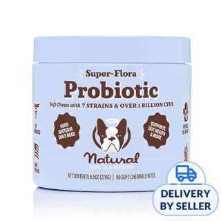 Natural Dog Company Super-Flora Probiotic Supplement
