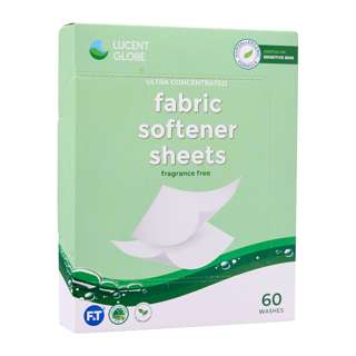 Lucent Globe - Fragrance Free Fabric Softener 60 Sheets