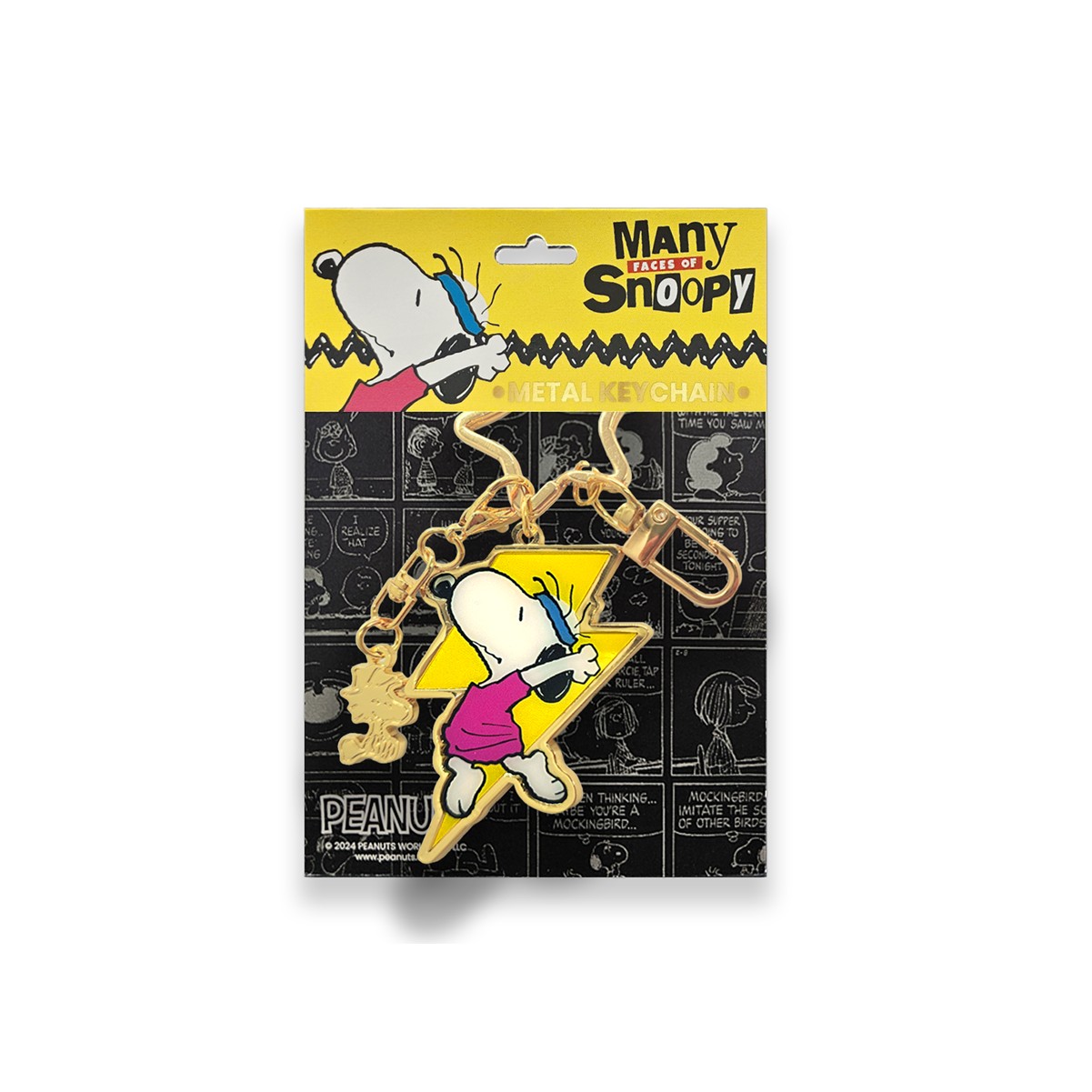 Secret Agent Snoopy Peanuts 24K Gold-Plated Keychain | NTUC FairPrice