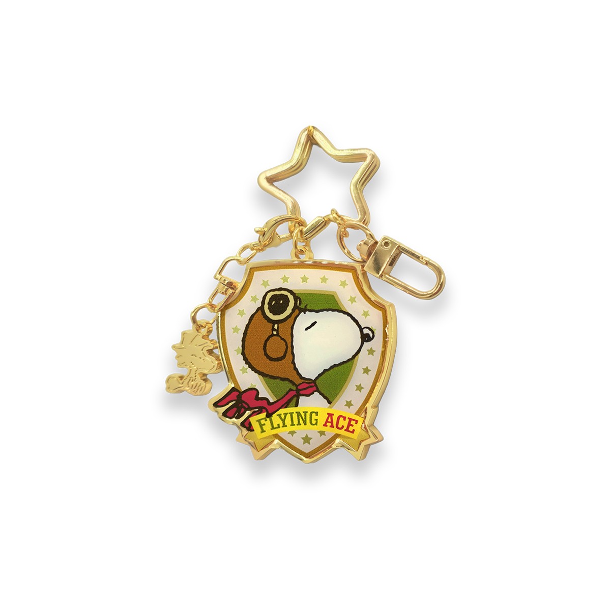 Secret Agent Snoopy Peanuts 24K Gold-Plated Keychain | NTUC FairPrice
